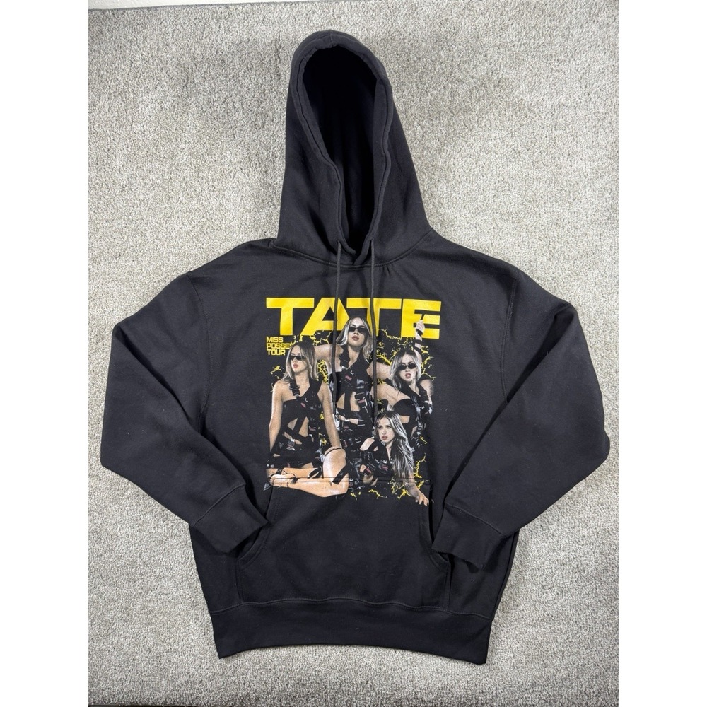 Tate McRae Miss Possessive Tour Hoodie Black Size L Concert Merch JXT Apparel